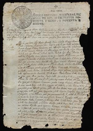 Primary view of [Official Record from José Jesús de la Garza to the Governor]
