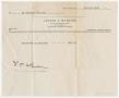 Primary view of [Receipt for Mr. Charles Prince from Lucien C. Wheeler]