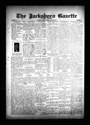 Primary view of object titled 'The Jacksboro Gazette (Jacksboro, Tex.), Vol. 56, No. 11, Ed. 1 Thursday, August 15, 1935'.