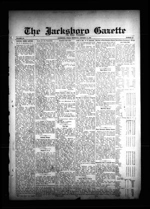 Primary view of object titled 'The Jacksboro Gazette (Jacksboro, Tex.), Vol. 55, No. 32, Ed. 1 Thursday, January 10, 1935'.