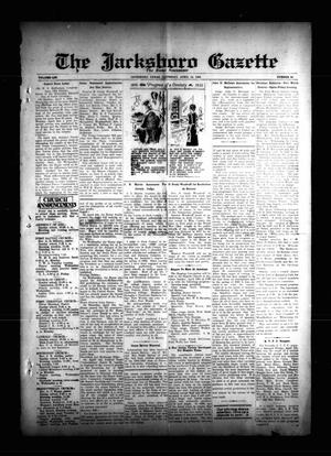 Primary view of object titled 'The Jacksboro Gazette (Jacksboro, Tex.), Vol. 54, No. 46, Ed. 1 Thursday, April 12, 1934'.