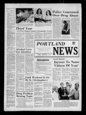 Primary view of object titled 'Portland News (Portland, Tex.), Vol. 9, No. 17, Ed. 1 Thursday, April 25, 1974'.