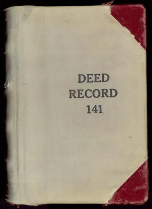 Primary view of object titled 'Travis County Deed Records: Deed Record 141'.