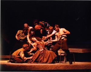 Primary view of object titled '[Group Photograph from Man of La Mancha, 1990]'.