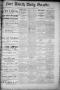 Primary view of Fort Worth Daily Gazette. (Fort Worth, Tex.), Vol. 11, No. 46, Ed. 1, Saturday, September 12, 1885