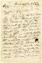 Letter: [Letter from General Sam Houston to General William Henry Daingerfiel…