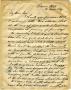 Thumbnail image of item number 1 in: '[Letter from Sam Houston to Col. Joseph Ellis, June 1847]'.
