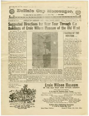 Primary view of object titled 'Buffalo Gap Messenger, Summer Edition 1965'.