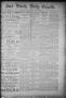 Primary view of Fort Worth Daily Gazette. (Fort Worth, Tex.), Vol. 11, No. 168, Ed. 1, Tuesday, January 12, 1886