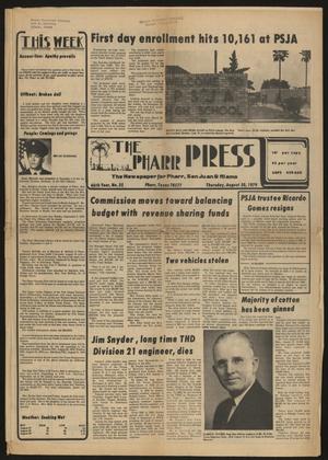 Primary view of The Pharr Press (Pharr, Tex.), Vol. 46, No. 35, Ed. 1 Thursday, August 30, 1979