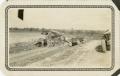 Photograph: [Tractor and Trailer Overturned]