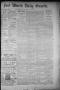 Primary view of Fort Worth Daily Gazette. (Fort Worth, Tex.), Vol. 11, No. 265, Ed. 1, Wednesday, April 21, 1886