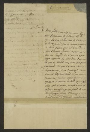 Primary view of [Letter from Juan Bautista García to the Laredo Alcalde, November 25, 1824]