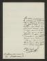 Primary view of [Letter from Felipe de la Garza to the Mayor of Laredo, September 17, 1822]