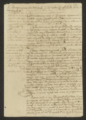 Primary view of object titled '[Correspondence between the San Carlos and Laredo Ayuntamientos]'.