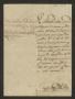 Thumbnail image of item number 1 in: '[Letter from José Lázaro Benavides to José Francisco de la Garza, August 31, 1824]'.