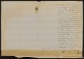 Thumbnail image of item number 1 in: '[Message from Pedro López Prietto to the Commander of Laredo, June 17, 1812]'.
