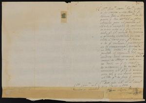 Primary view of [Message from Pedro López Prietto to the Commander of Laredo, June 17, 1812]