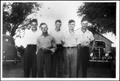 Photograph: [Robert Witteneben, Nelson Linke, Herbert Eben, and two unknown men]