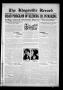 Newspaper: The Kingsville Record (Kingsville, Tex.), Vol. 21, No. 41, Ed. 1 Wedn…