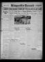 Newspaper: Kingsville Record (Kingsville, Tex.), Vol. 26, No. 4, Ed. 1 Wednesday…