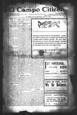 Primary view of object titled 'El Campo Citizen (El Campo, Tex.), Vol. 3, No. 22, Ed. 1 Saturday, July 20, 1907'.