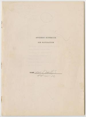 Primary view of object titled 'Student Notebook Air Navigation'.
