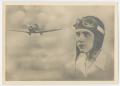 Primary view of [Young Jacqueline Cochran with Airplane]