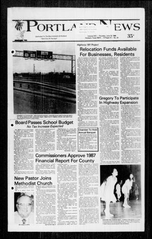Primary view of object titled 'Portland News (Portland, Tex.), Vol. 22, No. 24, Ed. 1 Thursday, June 16, 1988'.