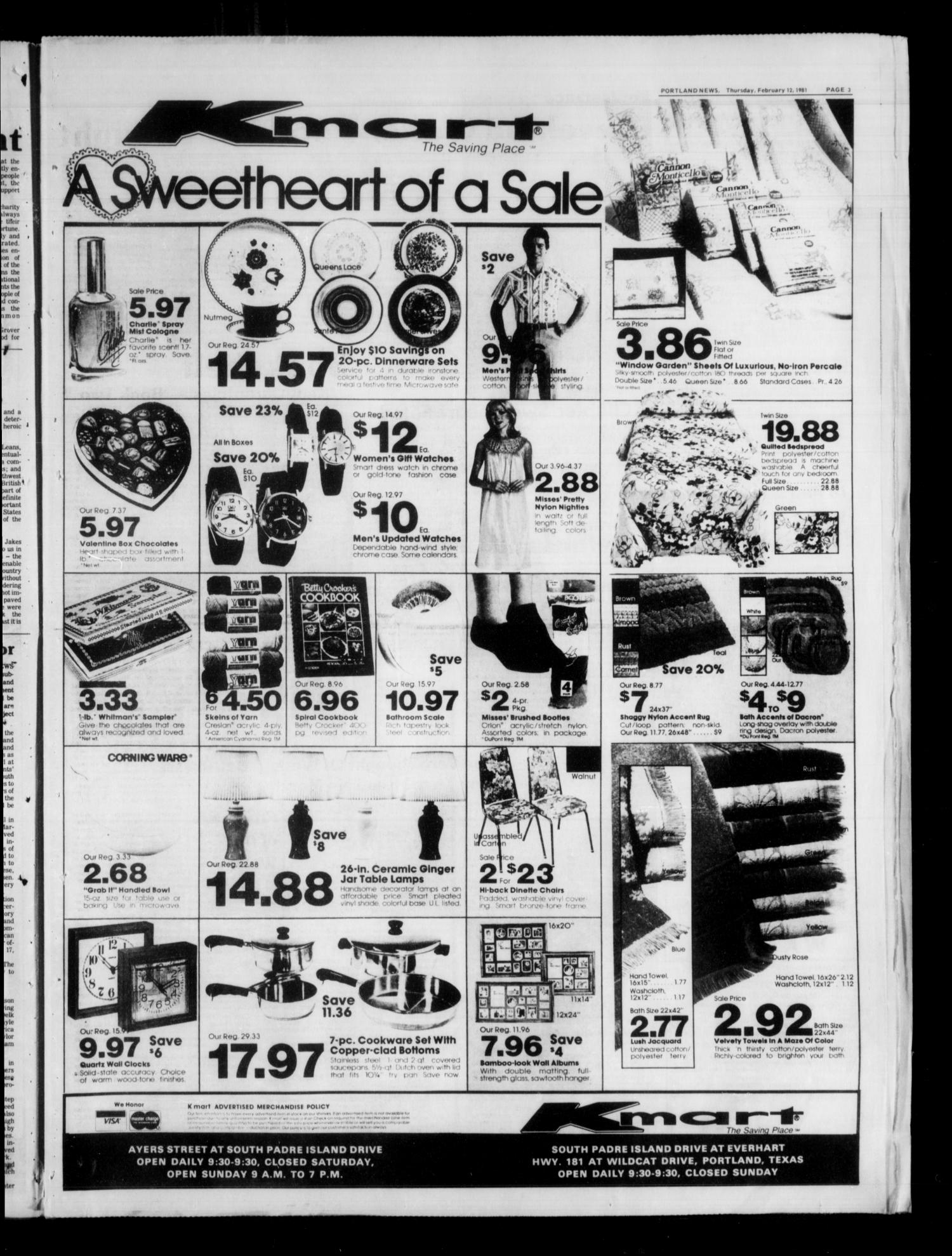 Portland News (Portland, Tex.), Vol. 16, No. 7, Ed. 1 Thursday, February 12, 1981
                                                
                                                    [Sequence #]: 3 of 17
                                                