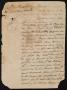 Primary view of [Letter from Francisco Valdes to the Justice of the Peace, January 17, 1842]