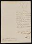 Thumbnail image of item number 2 in: '[Letter from Juan Manuel Maldonado to the Laredo Alcalde, September 2, 1835]'.
