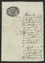 Thumbnail image of item number 1 in: '[Letter from Santiago del Valle to the Alcalde, January 21, 1832]'.