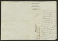 Thumbnail image of item number 3 in: '[Letter from José Honorato de la Garza to the Laredo Ayuntamiento, April 27, 1832]'.