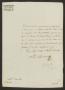 Primary view of [Letter from Francisco Vital Fernandez to Juan José Treviño, February 1, 1834]