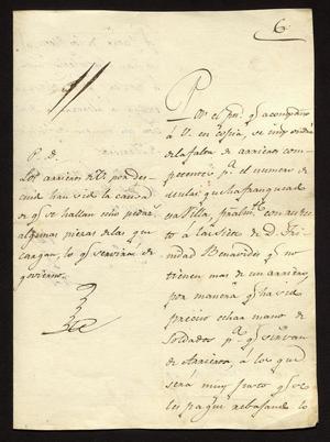Primary view of object titled '[Letter from Anastasio Bustamente to the Laredo Alcalde, March 17, 1827]'.
