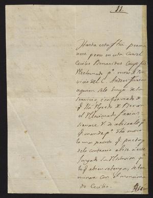 Primary view of object titled '[Letter from Trinidad Vela to the Laredo Alcalde, September 25, 1827]'.