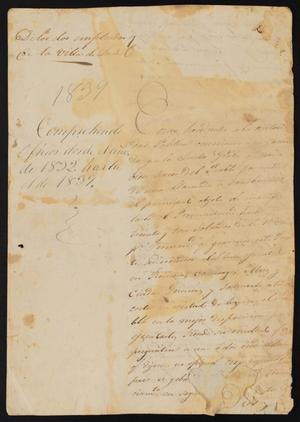 Primary view of [Letter from José de la Garza and Agustin Soto to the Laredo Justice of the Peace, January 6, 1839]