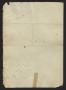 Thumbnail image of item number 2 in: '[Letter from Francisco Saucedo to the Laredo Alcalde, August 23, 1829]'.