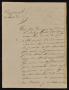 Thumbnail image of item number 1 in: '[Letter from Felipe Peña to the Laredo Alcalde, April 7, 1844]'.
