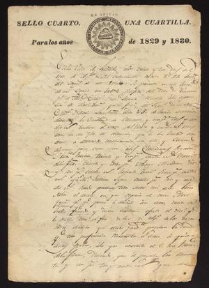 Primary view of [Letter from Ildefonso Ramón to José Andres Martines, February 2, 1830]