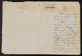 Thumbnail image of item number 3 in: '[Letter from Francisco Pasón to the Laredo Justice of the Peace, August 9, 1838]'.