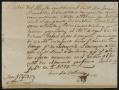 Primary view of [Receipt from the Treasurer to the Alcalde of Laredo, February 1, 1827]