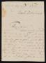 Letter: [Letter from Eugenio Garza to Pedro Neyra, October 3, 1837]