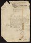 Thumbnail image of item number 1 in: '[Letter from Enriquez Garcia to the Laredo Alcalde, March 24, 1830]'.
