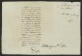 Thumbnail image of item number 2 in: '[Letter from General Manuel de Mier y Terán to the Laredo Alcalde, April 9, 1832]'.