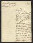 Thumbnail image of item number 1 in: '[Letter from Antonio Elosua to the Laredo Alcalde, October 9, 1827]'.