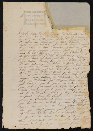 Primary view of object titled '[Statement of a Land Transaction]'.