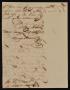 Thumbnail image of item number 2 in: '[Letter from Policarzo Martinez to the Laredo Alcalde, June 21, 1842]'.