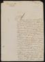 Thumbnail image of item number 1 in: '[Letter from the Comandante Milita to the Laredo Alcalde, June 29, 1837]'.